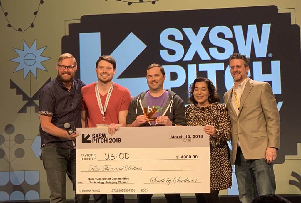 UbiQD Wins 2019 SXSW Pitch Competition, Hyper-Connected Communities Category